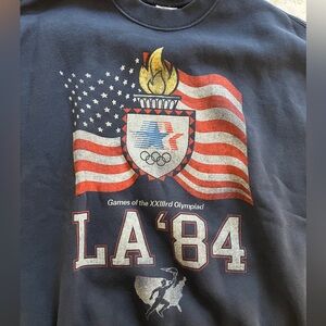 Abercrombie & Fitch Navy Olympic Graphic Sweatshirt